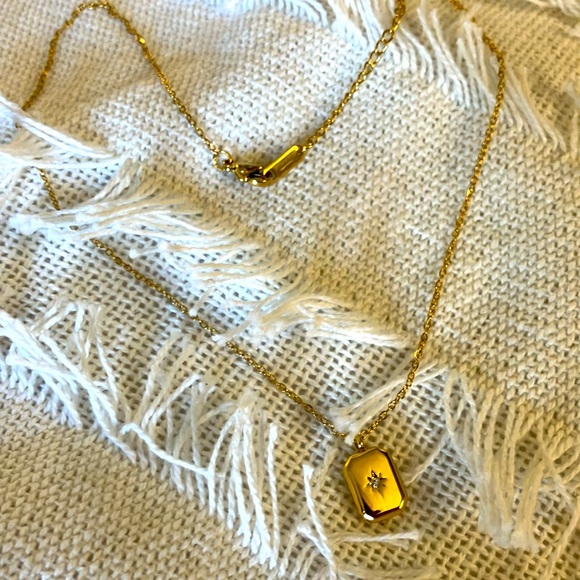 New Beautiful 18k Gold Plated Boho Necklace - Picture 3 of 5